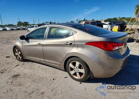 2013 Hyundai Elantra Gls from USA, damaged, VIN 5NPDH4AE9DH432073